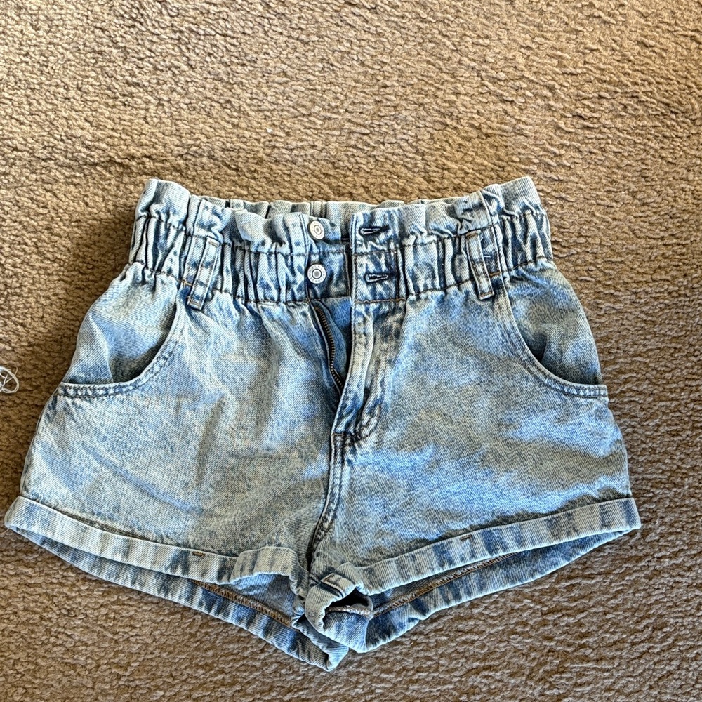 Stylish Blue Denim Women's Shorts